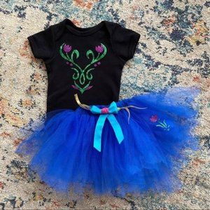 Infant Handmade Anna Frozen Tutu Costume